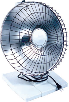 Fan with guards