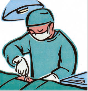 Un chirurgien en train d'oprer  - Illustration d'un chirurgien en train d'oprer.